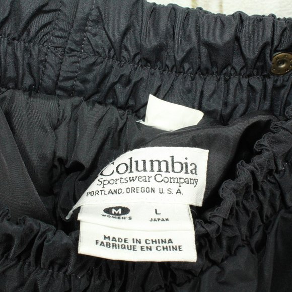 COLUMBIA Women's Black Nylon Heavyweight Waterproof Ski Snowboarding Size M - Picture 9 of 10